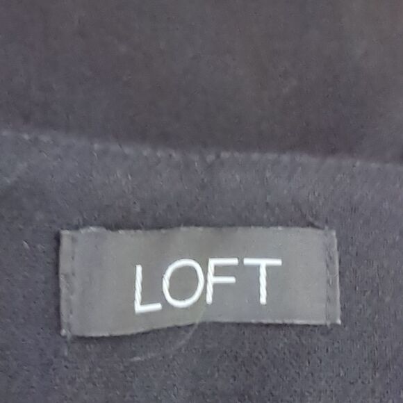 Loft Ann Taylor Black Marisa Trousers Size 4 NWOT - Picture 6 of 9